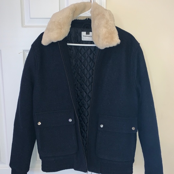 Topman Fur Jacket. - Picture 1 of 3